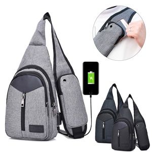 Sling Backpack Traveling Daypack Nylon Chest Bag